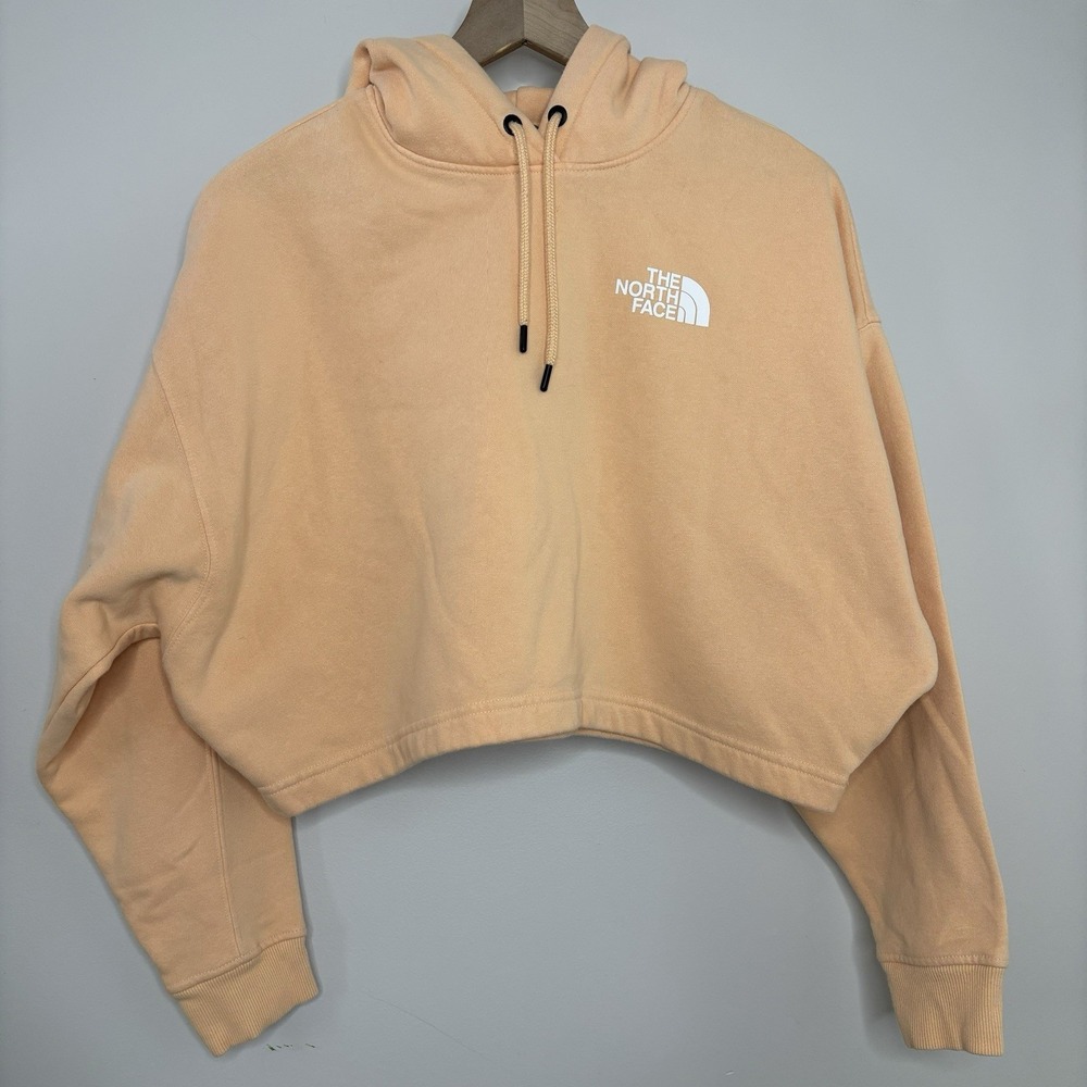 The North Face Hoodie Cropped‎ Coordinate Medium Sweatshirt Apricot Gorp Granola